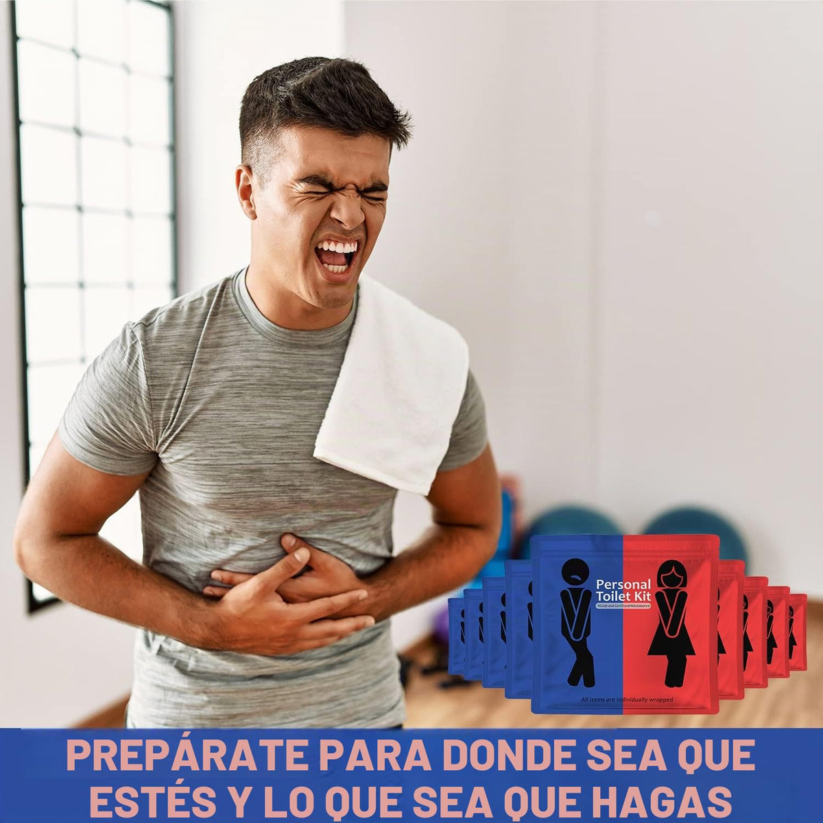 Kit de Baño Personal pH Advantage Blanco Desechable para Llevar