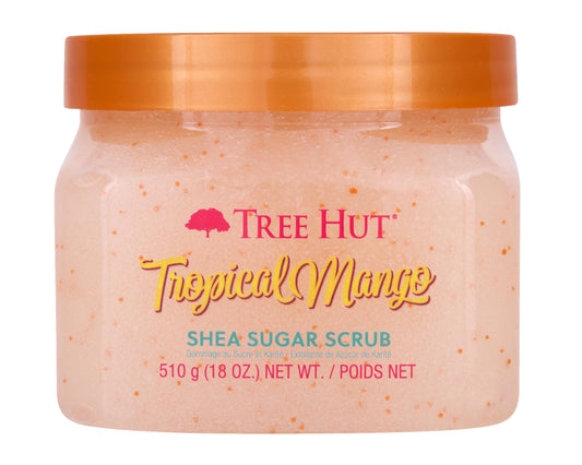Exfoliante de Azúcar Tree Hut Mango Tropical con Manteca de Karité