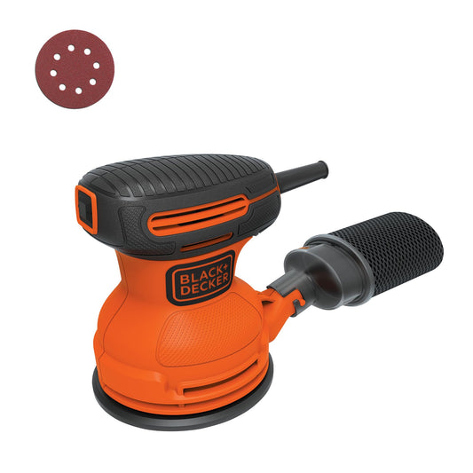 Black & Decker BDERO100 Lijadora orbital aleatoria, 5"