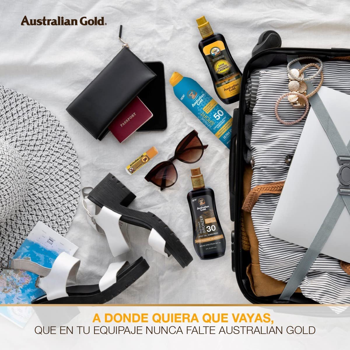 Australian Gold Sunscreen Lip Balm SPF 30 0.15 oz (4.2g) Bálsamo labial con protección solar FPS 30 Bloqueador solar Rico en antioxidantes Con aceite de coco