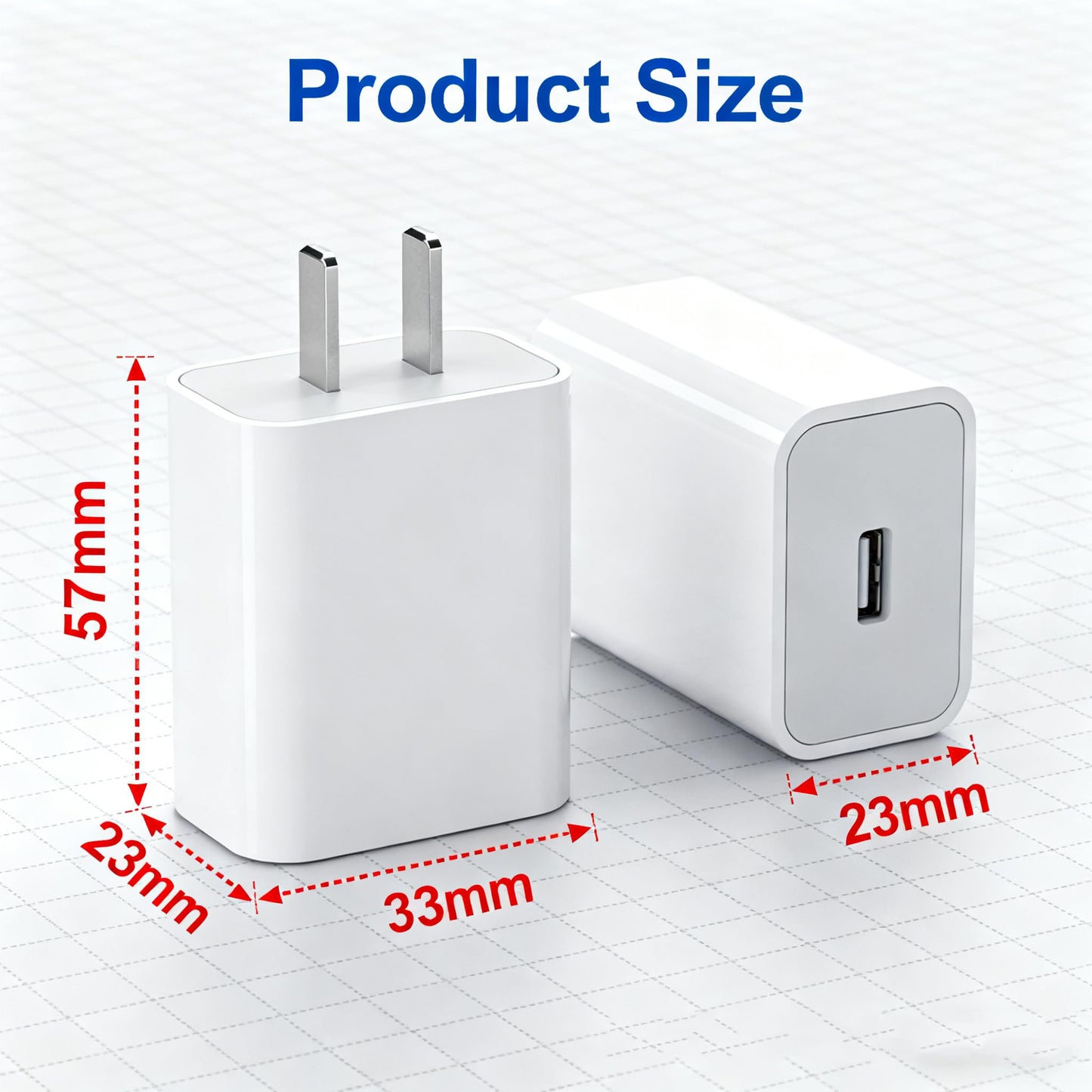 Cargador de Pared USB 5V 2A, Adaptador de Corriente AC para W Yze CAM, Nest CAM, Kasa CAM, Furbo Dog, A mazon Cloud CAM, alimentación inalámbrica de cámara de Seguridad IP (2 Unidades)