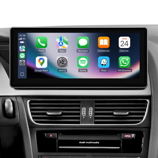 Estéreo de Coche Linux Audi Negro Pantalla Táctil IPS 1920x720 para Hombre