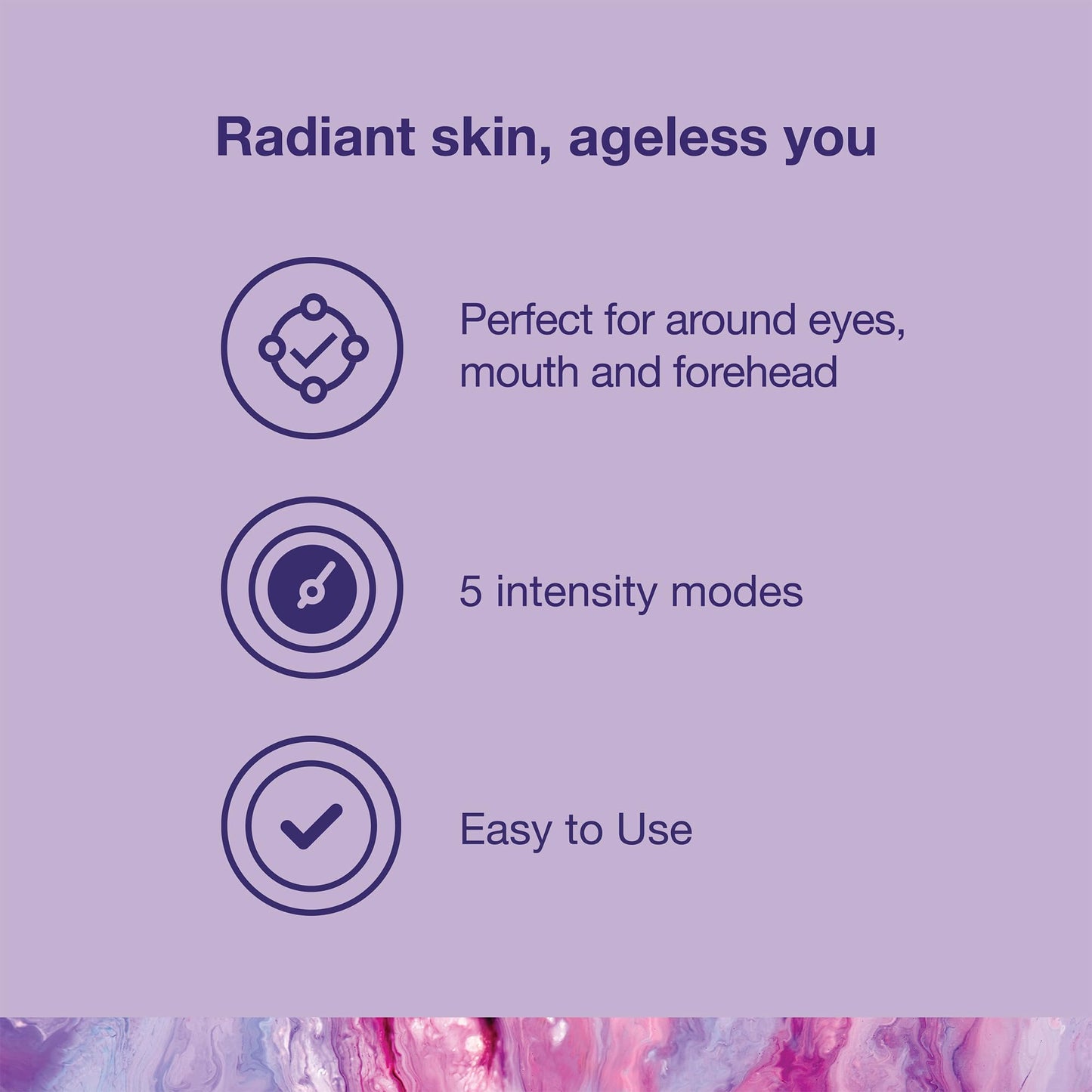 Plum Beauty - Dispositivo tonificador de microcorriente, ajuste de la piel y masajeador de contorno facial, regalos de autocuidado para mujeres