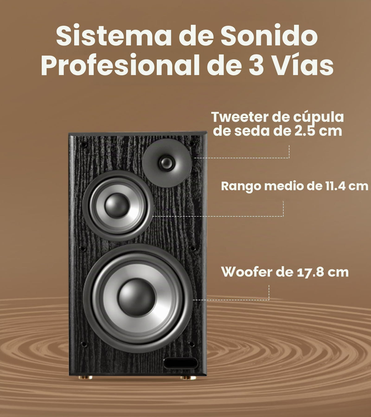 Altavoces de Estantería Edifier Negro Alta Resolución Bluetooth 6.0