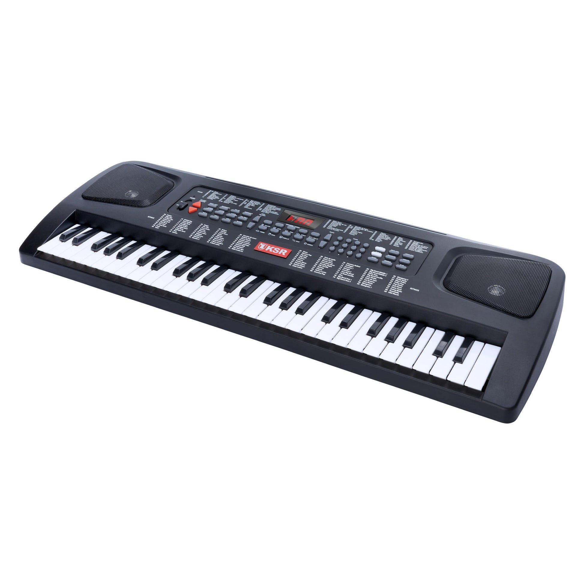 Teclado Musical Kaiser Negro 54 Teclas 100 Tonos Función Grabar Audio