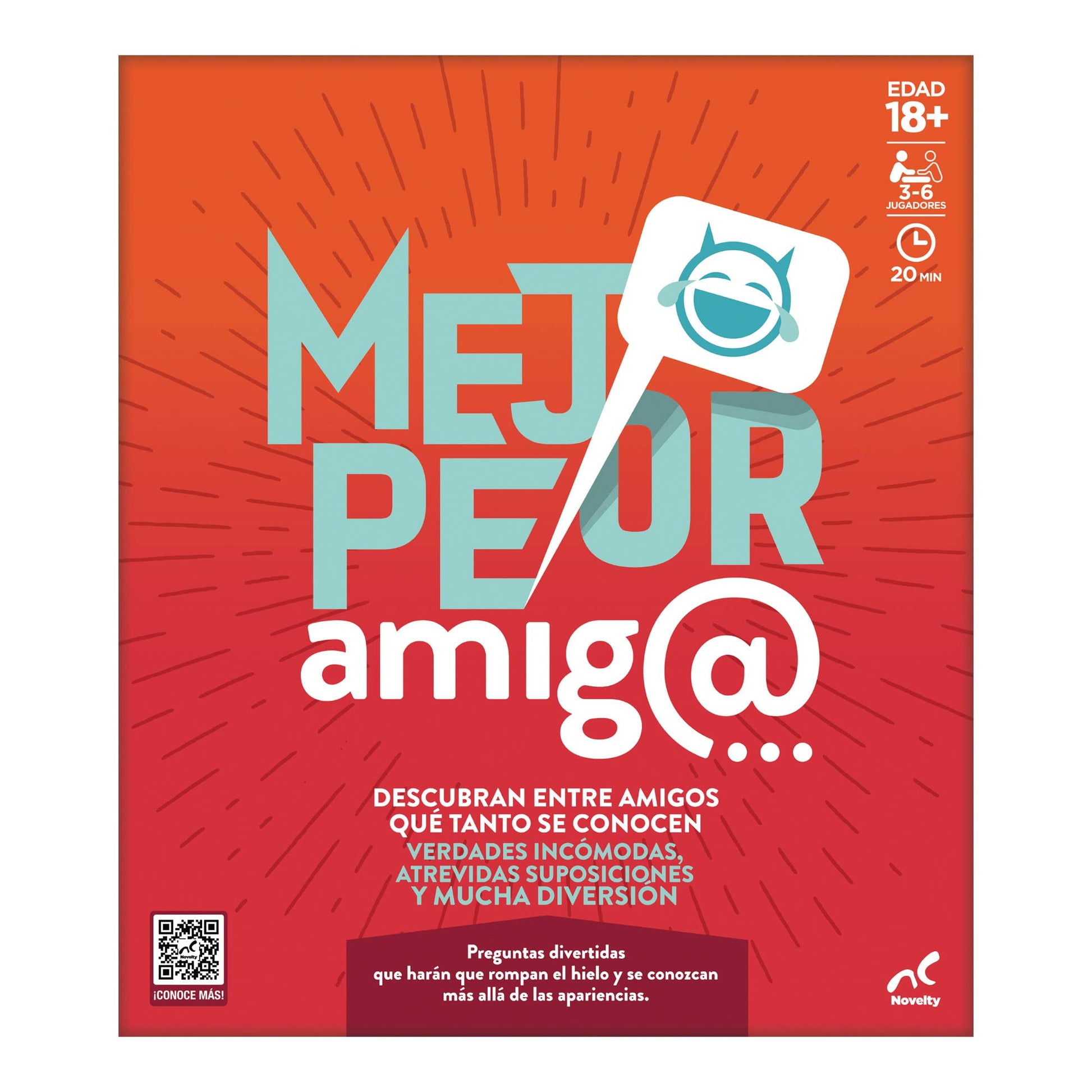Juego de Mesa Novelty Corp Fiesta Tradicional Mejor - Peor Amigo