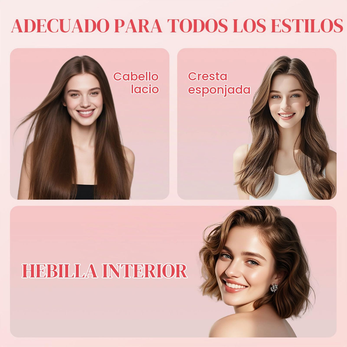 Mini Alisador Portátil Peine Cerámico Inalámbrico 2026 para Mujer