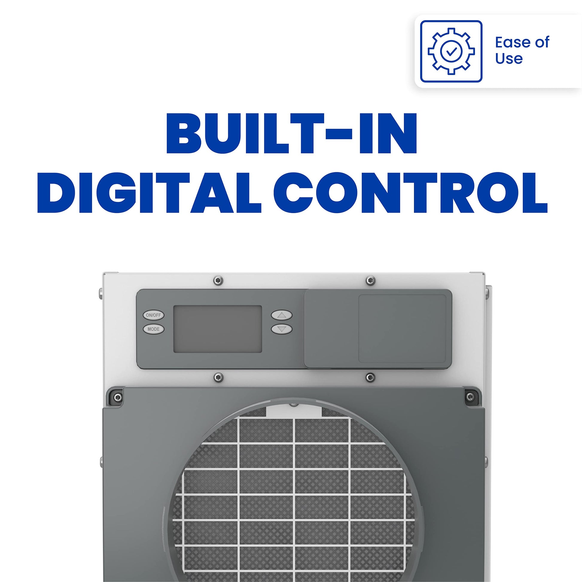 Deshumidificador de Espacio de Rastreo AprilAire Pro 70 Pintas con Control de Montaje en Pared para Toda la Casa