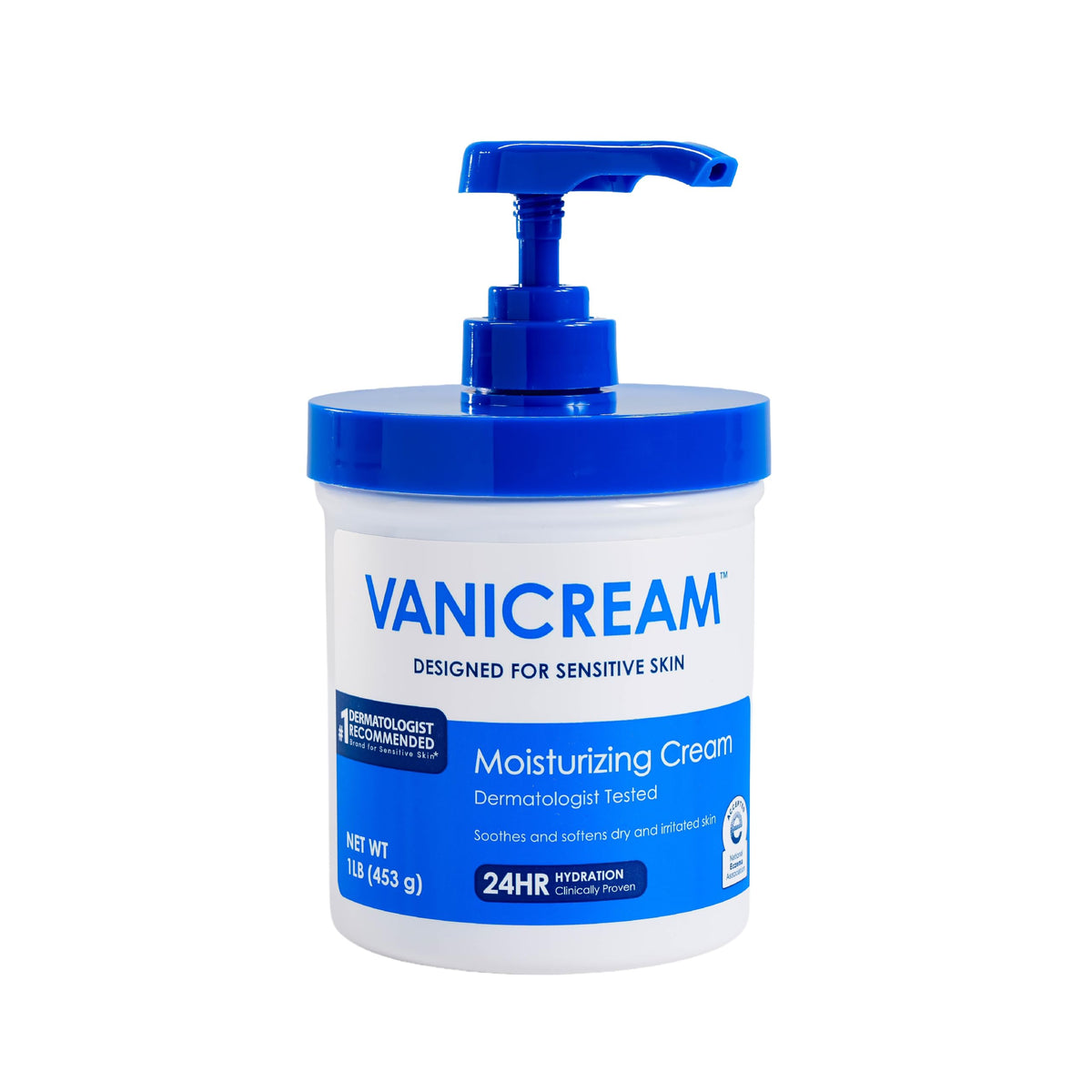 Vanicream Moisturizing Cream with Pump, 16 Ounce