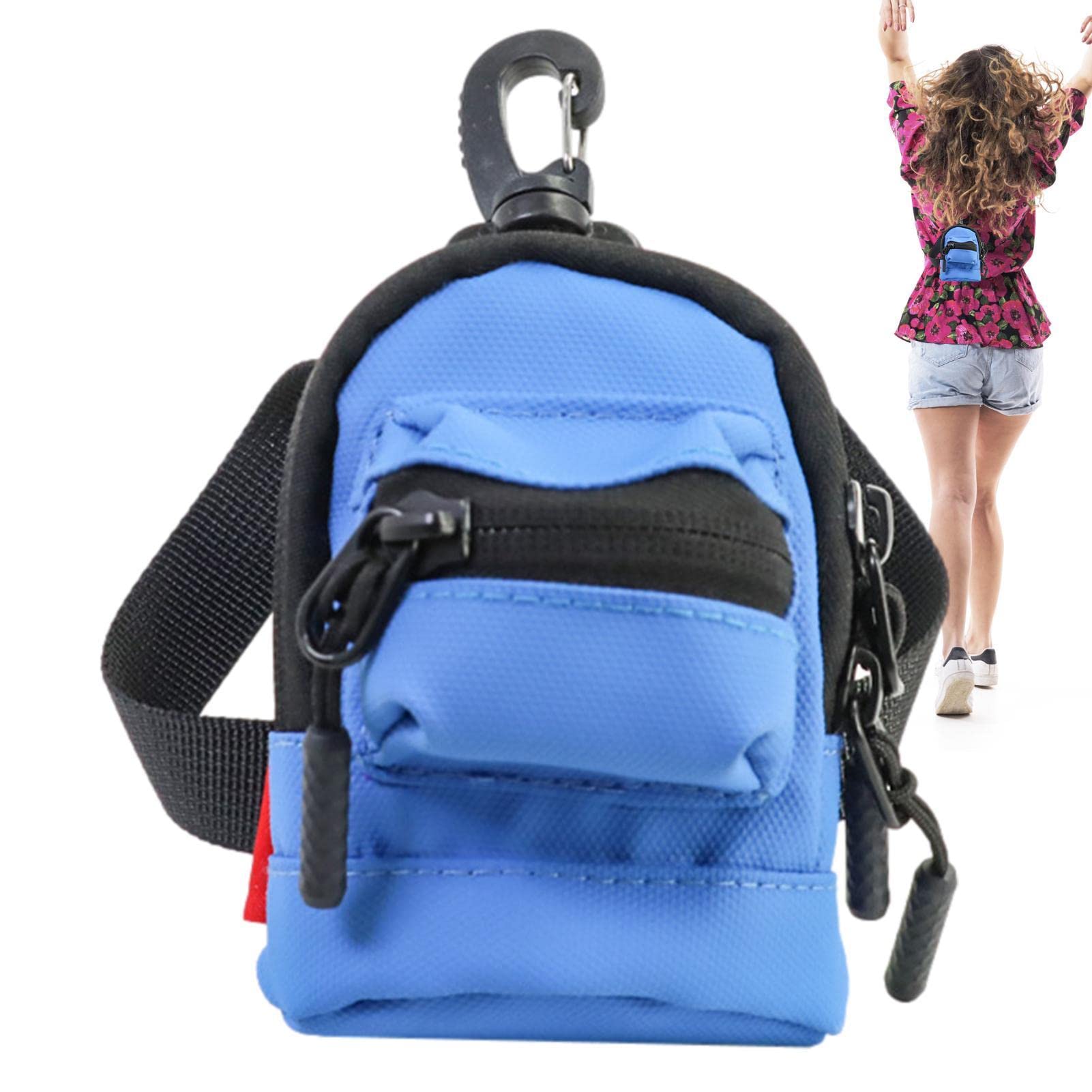 Littryee Monedero con Llavero, Linda Mochila Estilo pequeña Efectivo, Bolso con Cremallera para Regalos Navidad para Mujeres y niñas, Billetera pequeña para Monedas, Cambio lápiz