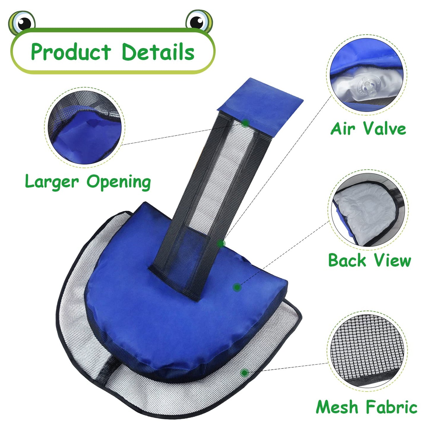 Paquete de 2 Rampas de Escape para Piscinas y Spas, Salvavidas de Ranas y Animales, Inflable Flotante Rescatista