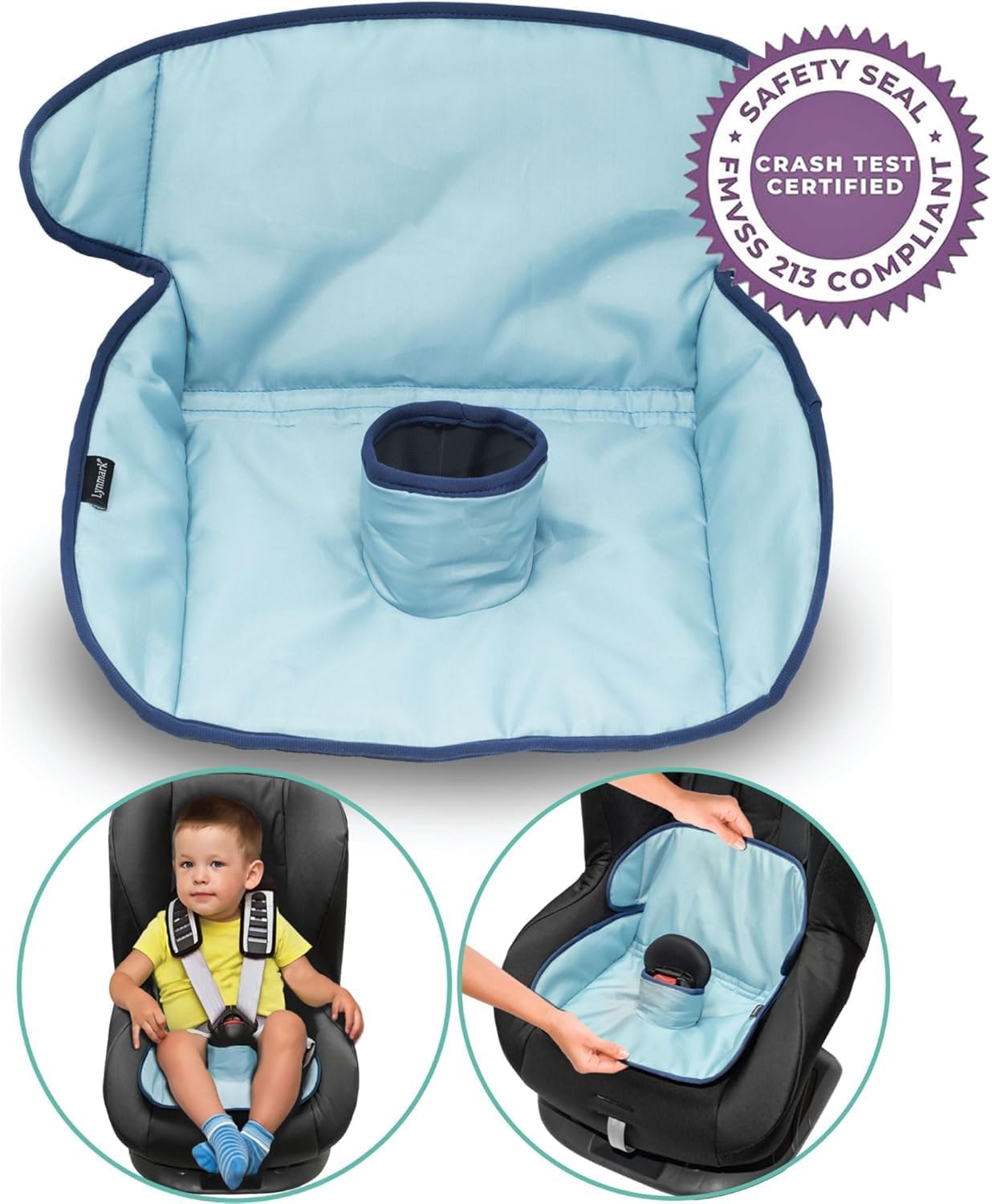 Lynmark® - Funda protectora de asiento de coche para entrenamiento para ir al baño – almohadillas absorbentes suaves impermeables para niños pequeños y asiento de coche – Alfombrilla de forro