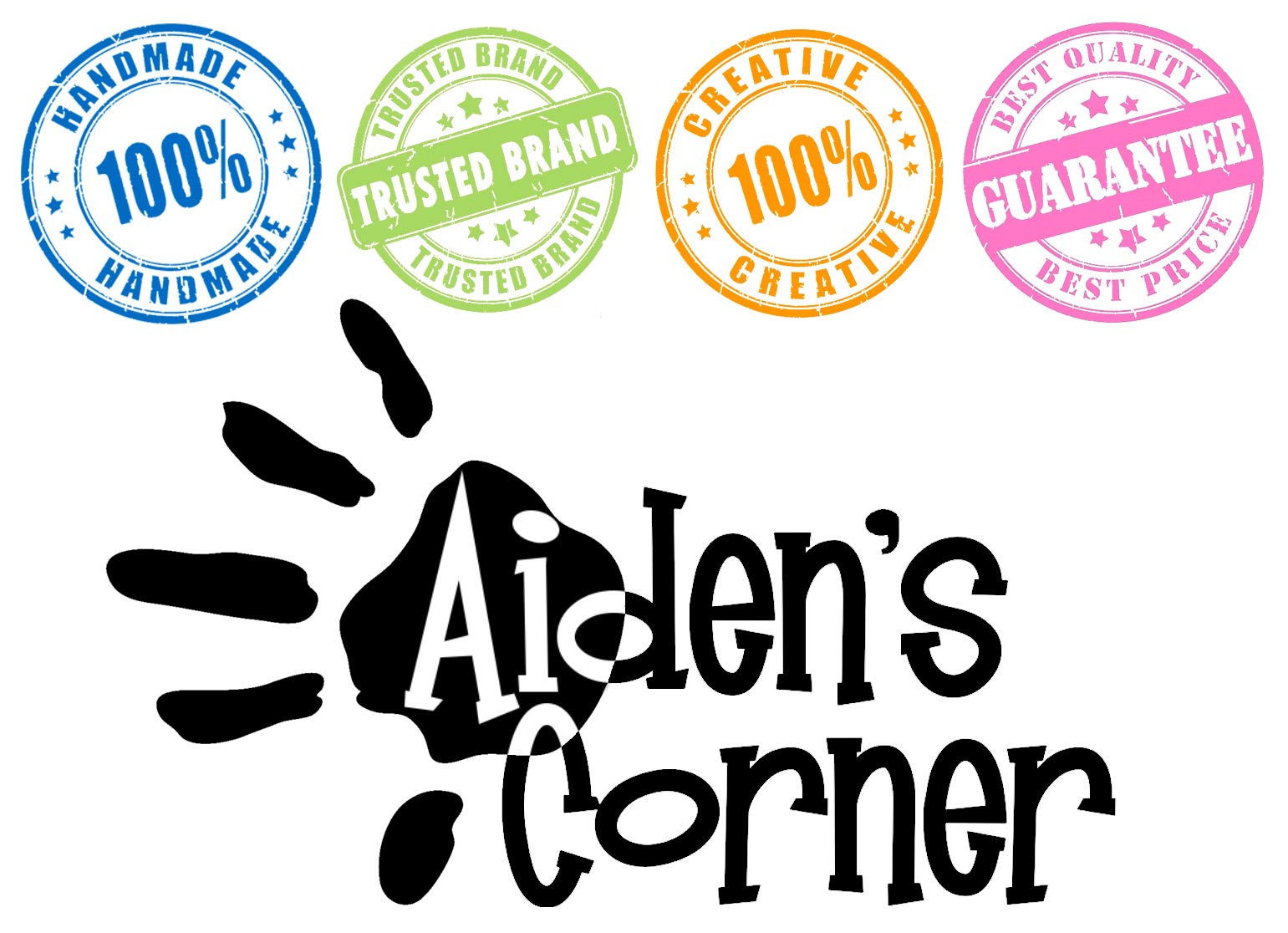 Baberos Aiden's Corner negro con diseño de copos de oro para bebé y niña