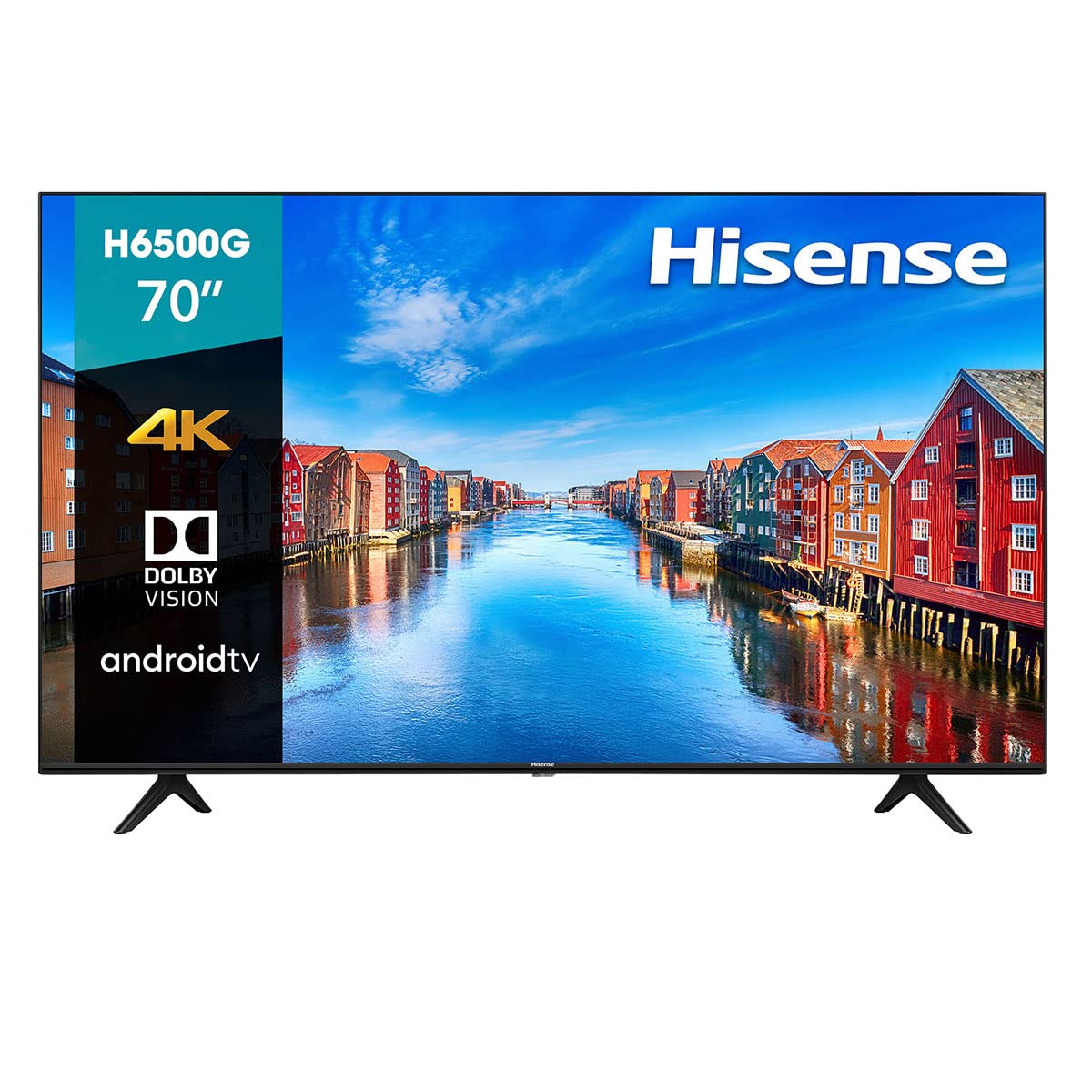 Pantalla Hisense 70 Pulgadas 4K UHD Android TV con Control de Voz