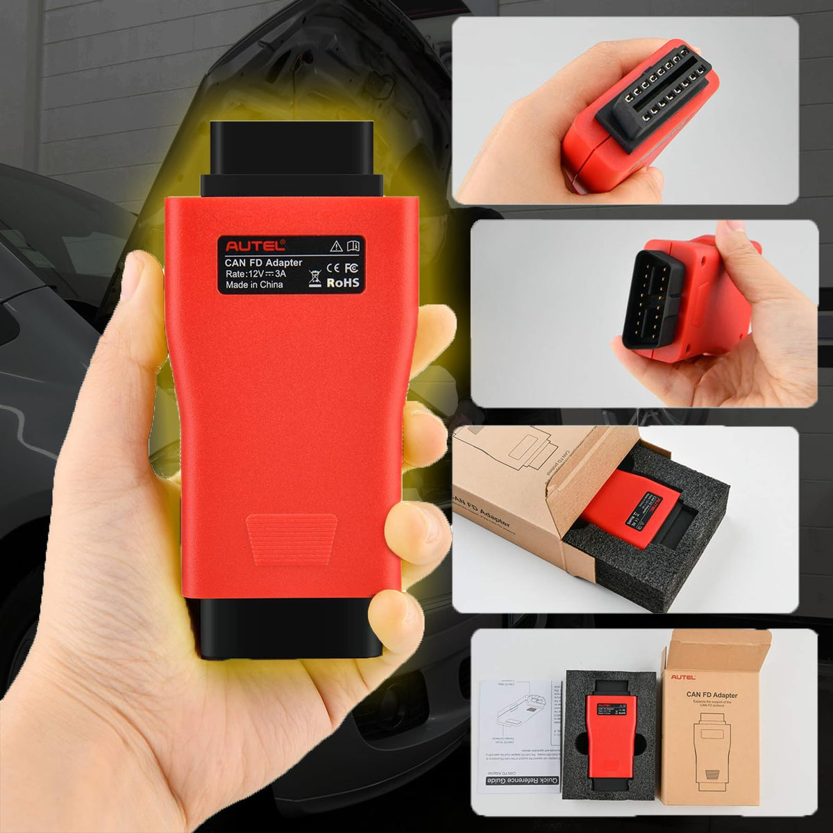Adaptador CAN FD Autel GM MY2020 para Accesorios de Vehículos Compatible con MaxiSys IM608, IM508, MX808, MS906, MS908, Ultra Series