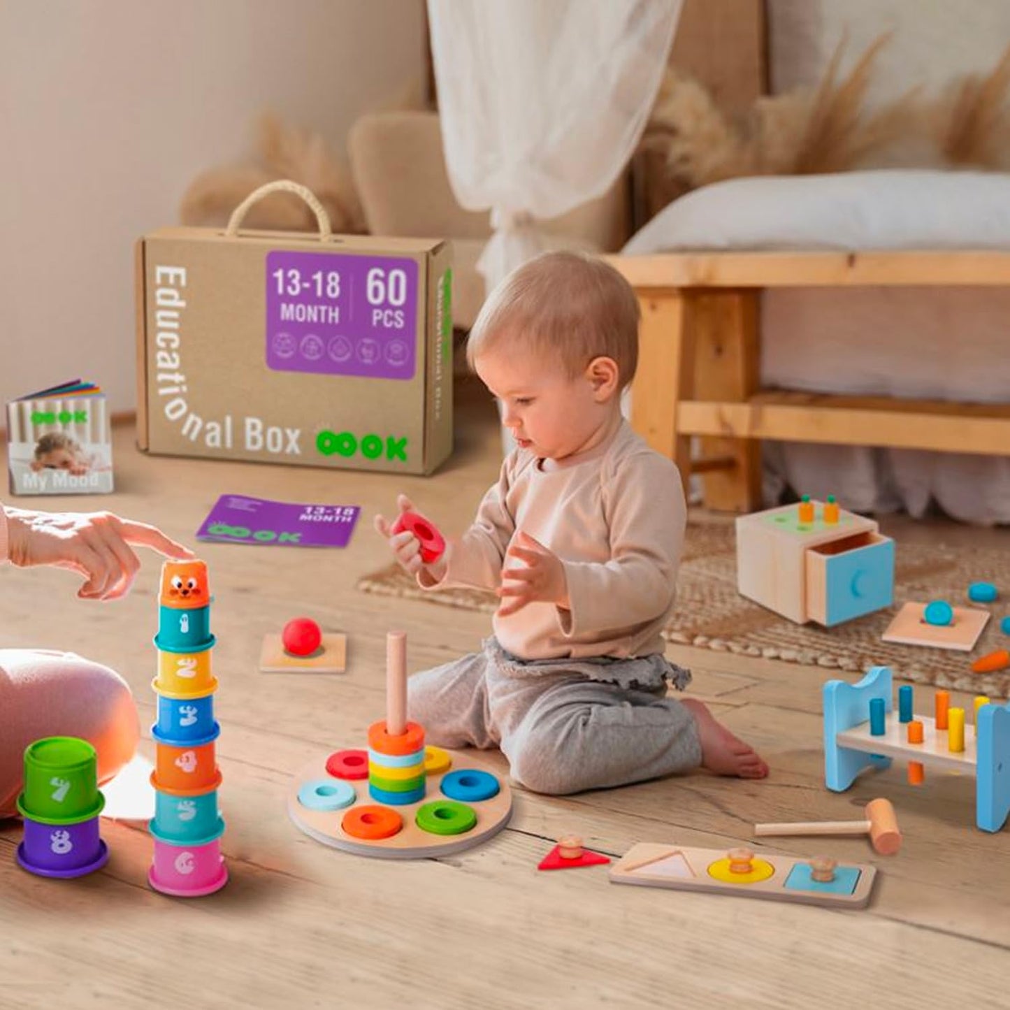 Kit Sensorial 13-18 Meses: Estímulos Suaves Y Seguros