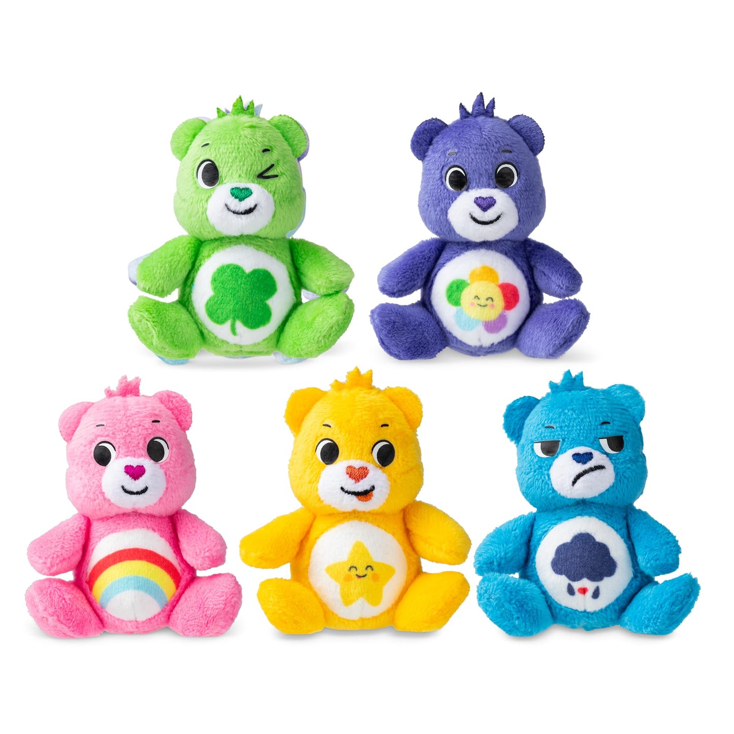 Caja del Tesoro Ositos Cariñositos Multicolor con 5 Mini Peluches para Niños