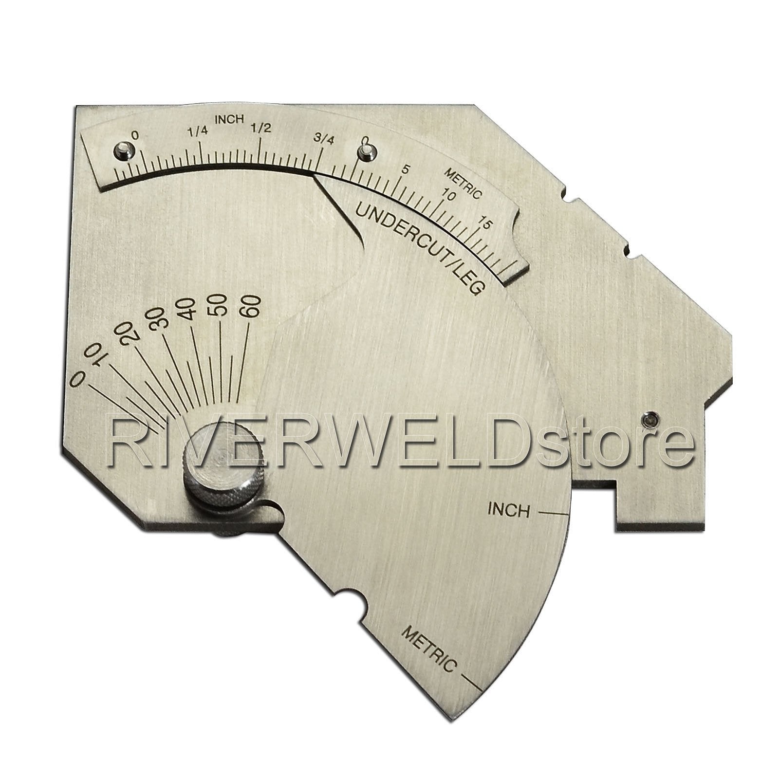 Prueba de Calibre RIVERWELD Cubital con Verificación de Desalineación y Profundidad de Socavación