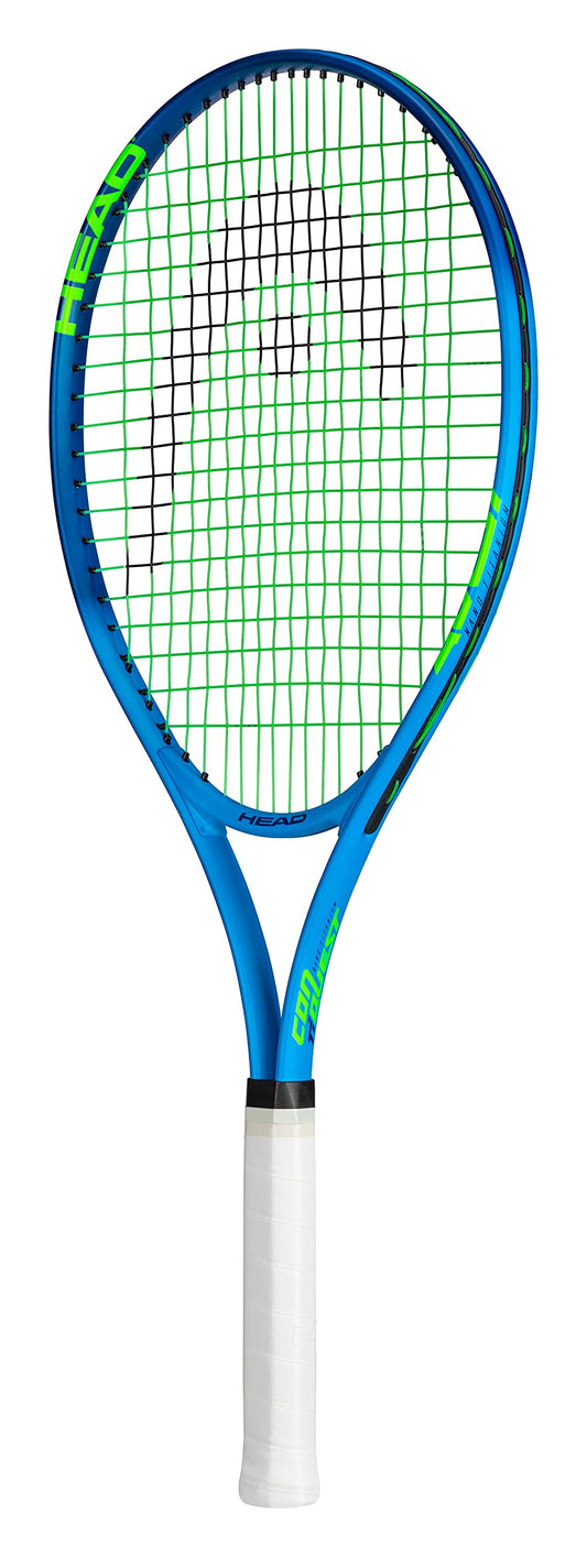 HEAD Ti. Conquest - Raqueta de Tenis - Raqueta de Equilibrio de luz de Cabeza preencordada de 27 Pulgadas, Agarre de 4 3/8 Pulgadas
