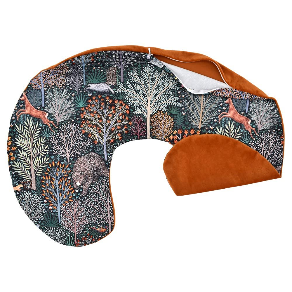 Fundas elásticas de almohada de lactancia ultra suaves para lactancia materna para bebés y niñas, funda de almohada de alimentación se adapta a almohadas de apoyo estándar para bebés, posicionadores, funda de almohada de lactancia
