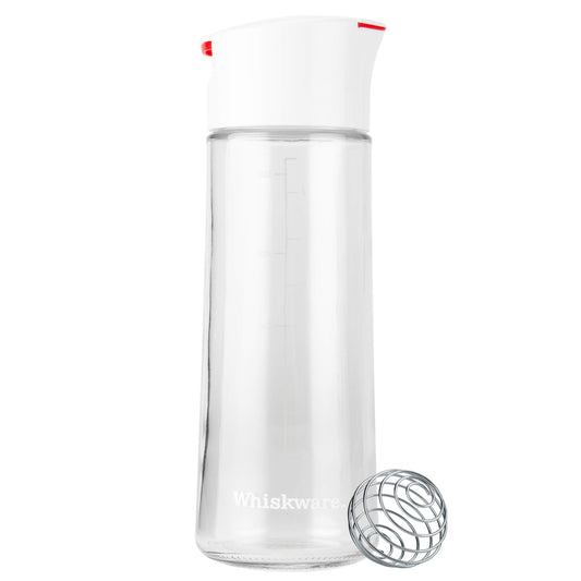 Shaker de Aderezos Whiskware Vidrio con Batidor de Alambre BlenderBall
