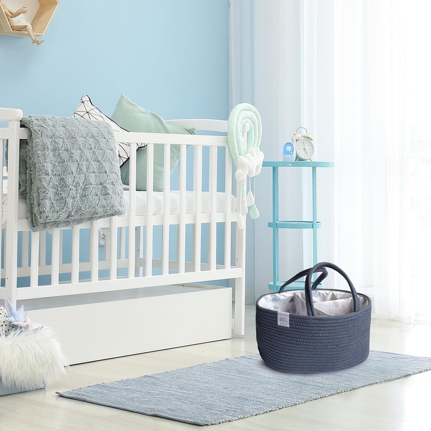 KiddyCare Pañal Caddy Azul Patrón