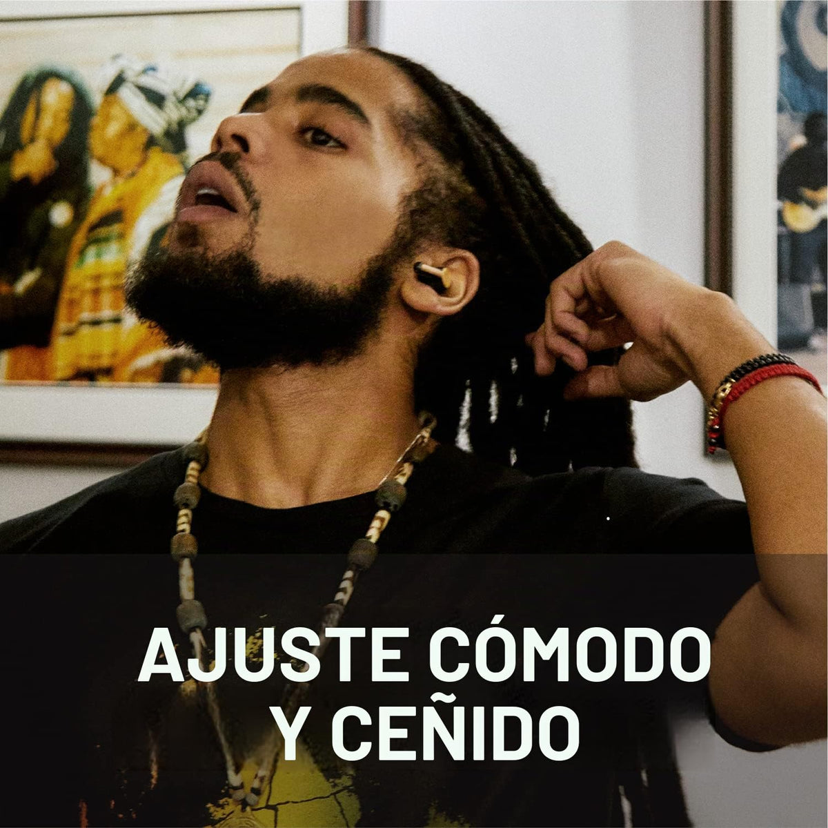 Auriculares Inalámbricos House of Marley Rebel Azul con Micrófono y Materiales Sostenibles