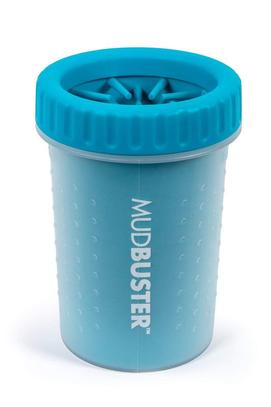 Dexas MudBuster Limpiador portátil para patas de perro, Azul, Mediano