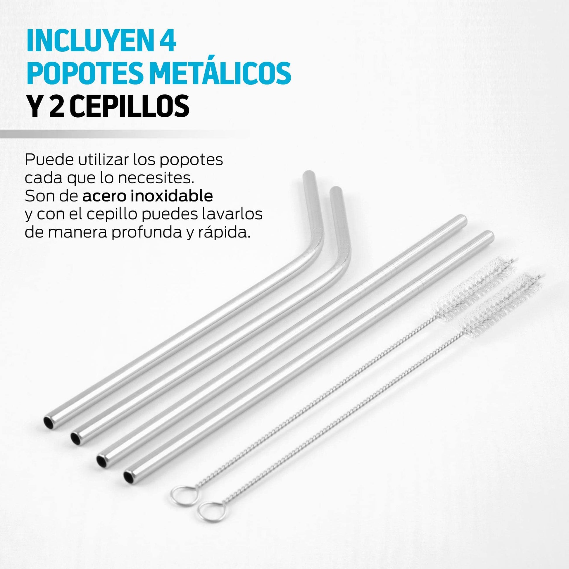Vaso Térmico Redlemon Acero Inoxidable Doble Pared 600 ml con Tapa Hermética y Popotes