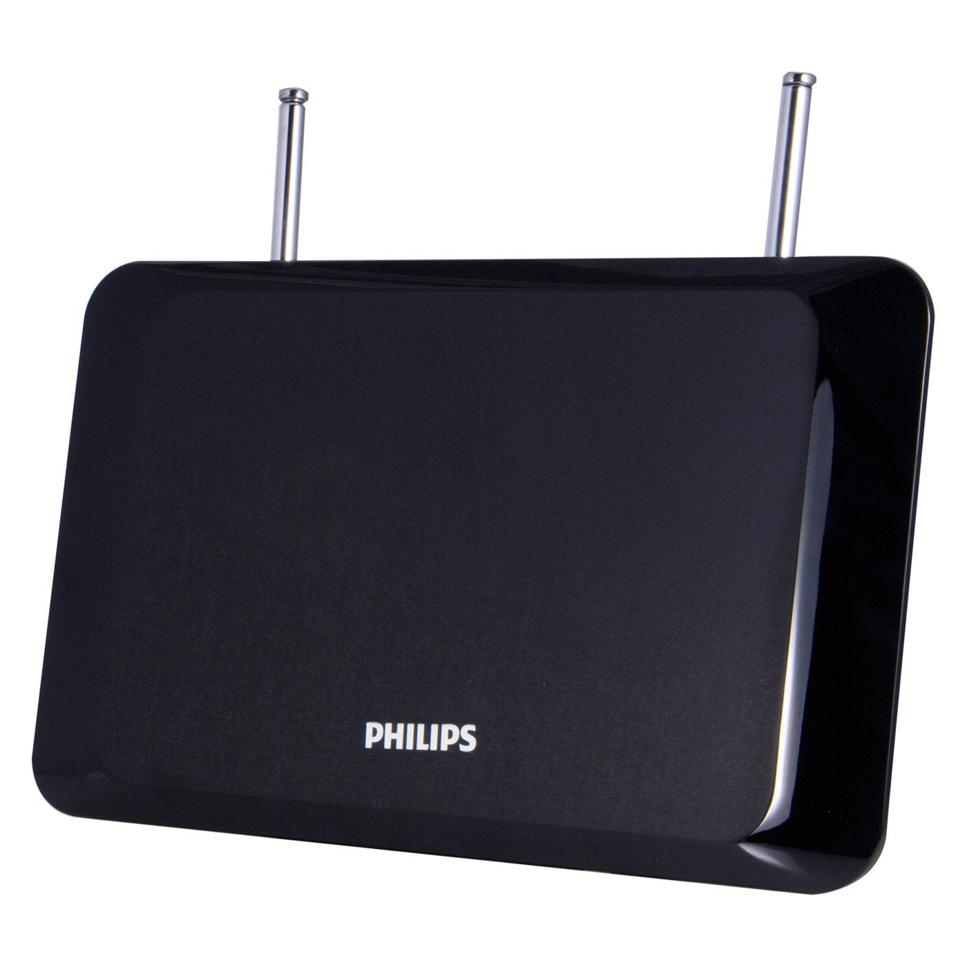Accesorios Philips Antena de TV para Interiores, Digital, Antena de HDTV, Compatible con Smart TV, 4K 1080P VHF UHF, Cable coaxial de 1,8 m, dipolos, Negro, SDV1227B / 27