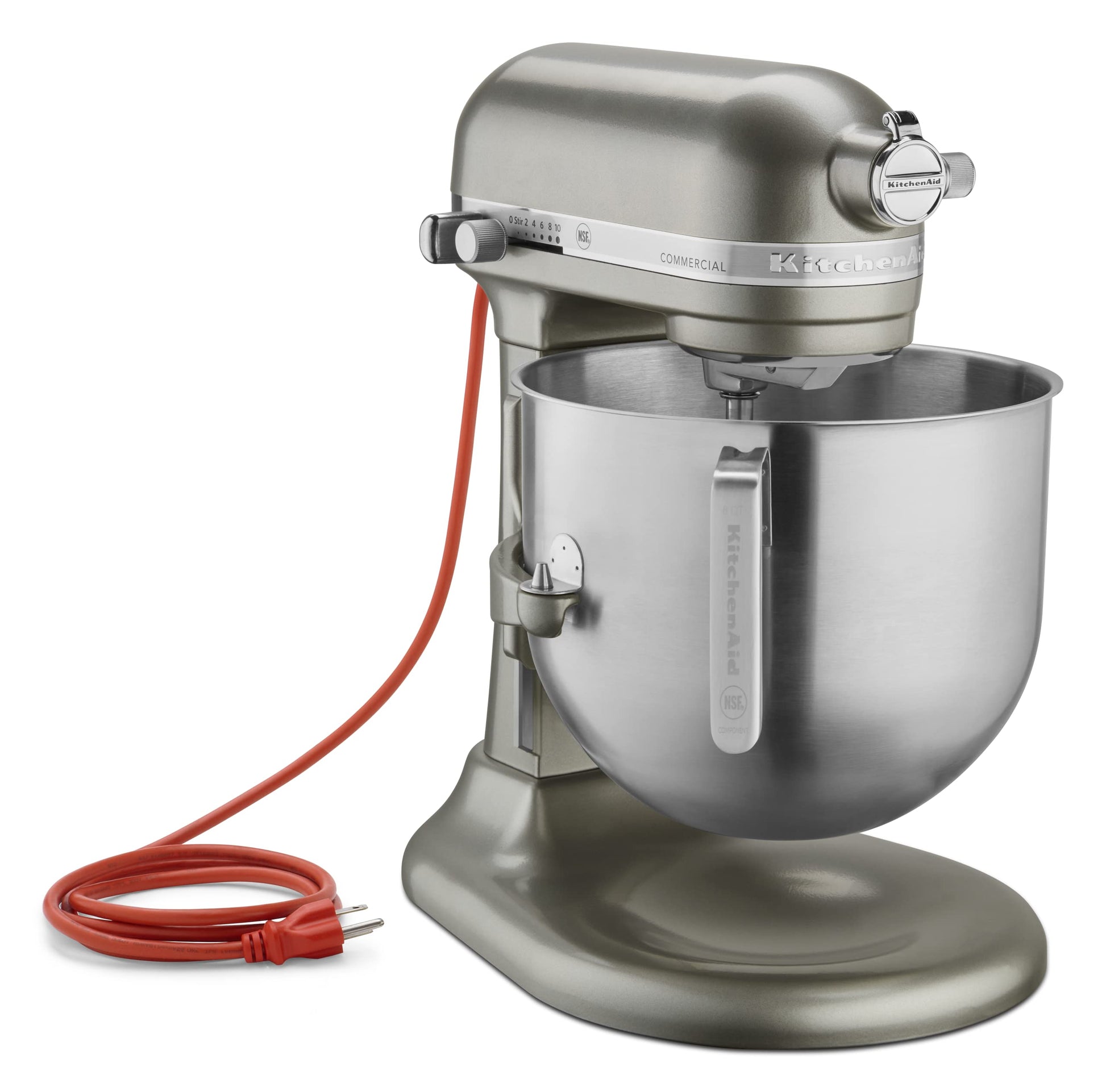 KitchenAid KSM8990CU NSF Certified Commercial Series - Batidora de 8 cuartos, Contour Silver