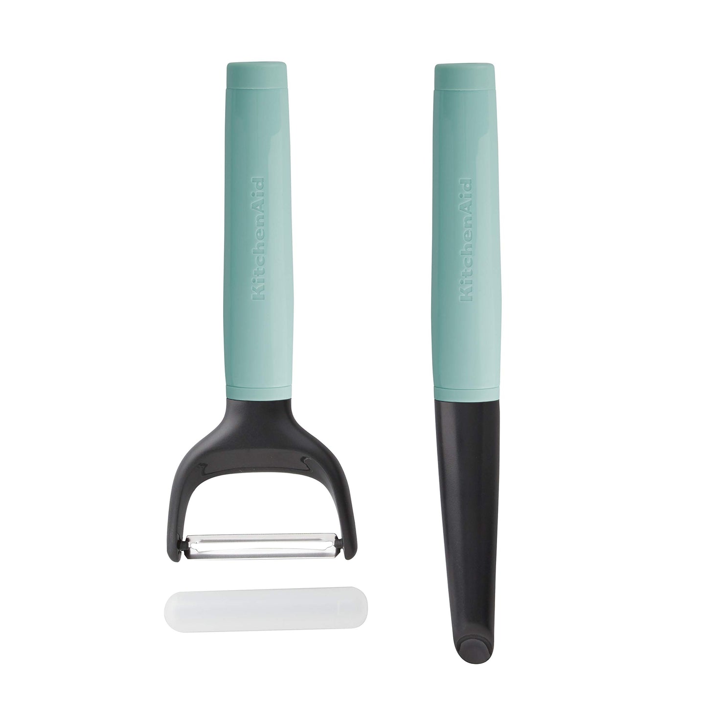 KitchenAid - Pelador universal Euro Y, juego de 2, color aguamarina