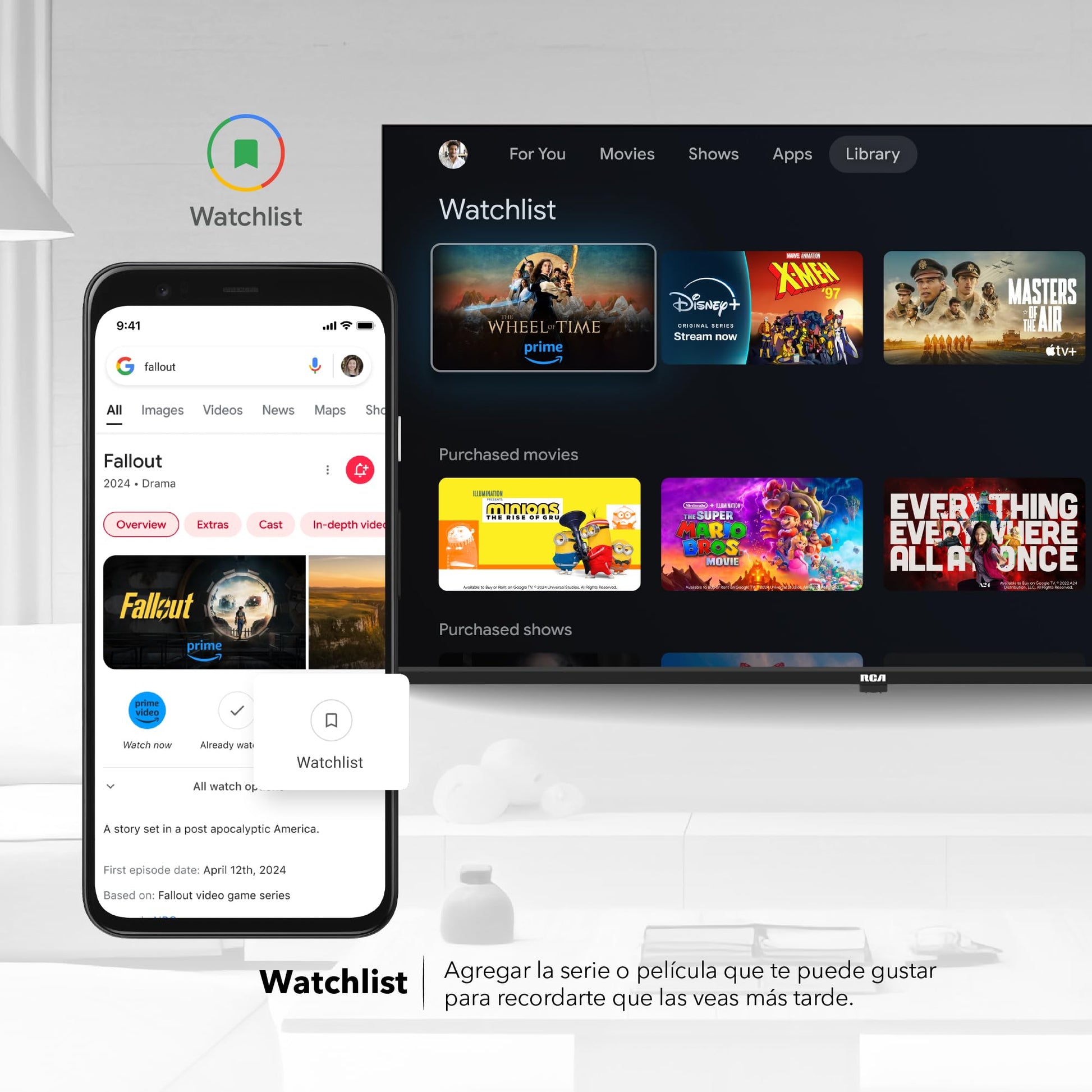 RCA Pantalla de 40" MultiTuner HD TV GoogleTV Operating System 2025 - Modelo R40M-F4G