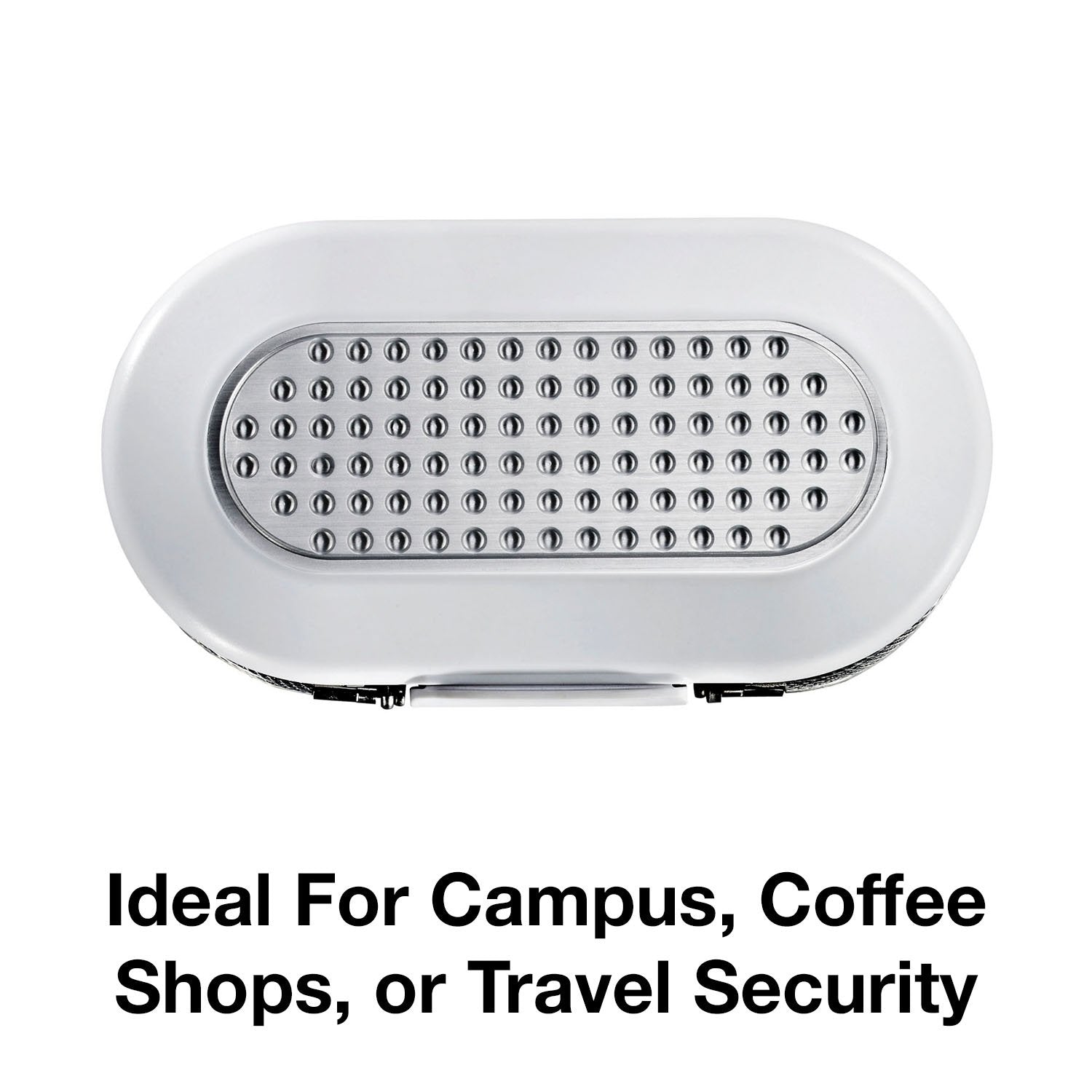 Caja Fuerte Portátil Master Lock Gris y Blanco SafeSpace