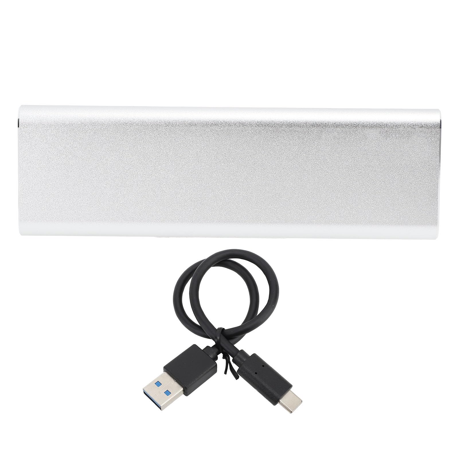 Keenso Cinete de Estado Sólido Cinete Externa Alta Compatibilidad SSD para M.2 NVME Disco Duro UASP UASP Cumplimiento de Aleación de Aluminio Compatible (con Cable de Tipo A a Tipo C)
