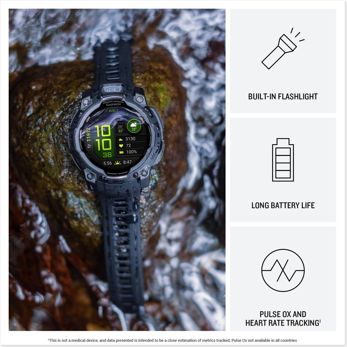 Reloj Garmin Instinct 3 Amoled Negro