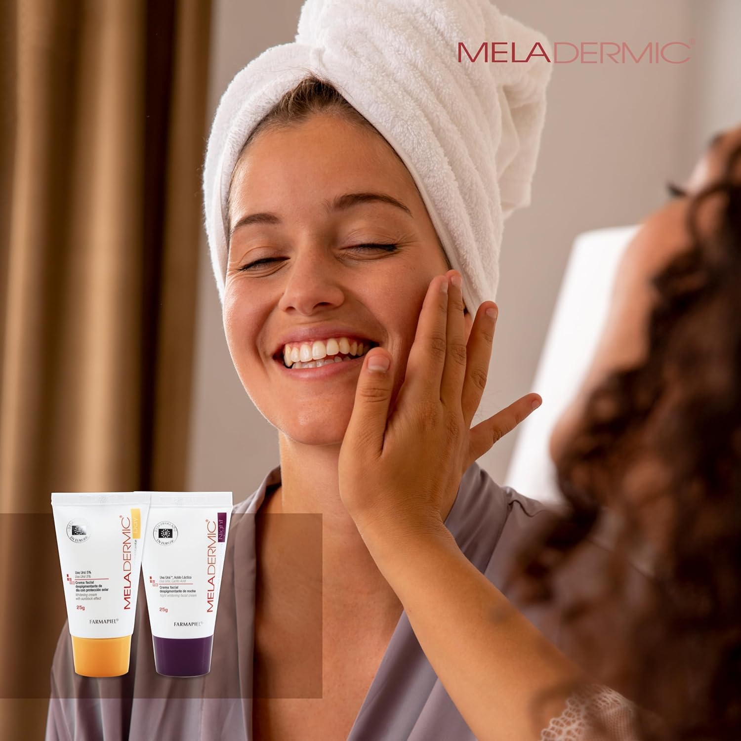 Meladermic Day I Crema Facial antimanchas para Pieles Sensibles I 25 g | Crema de Día con Protección Solar FPS 20 I Ingredientes naturales | Hidratación Profunda | Testado Dermatológicamente