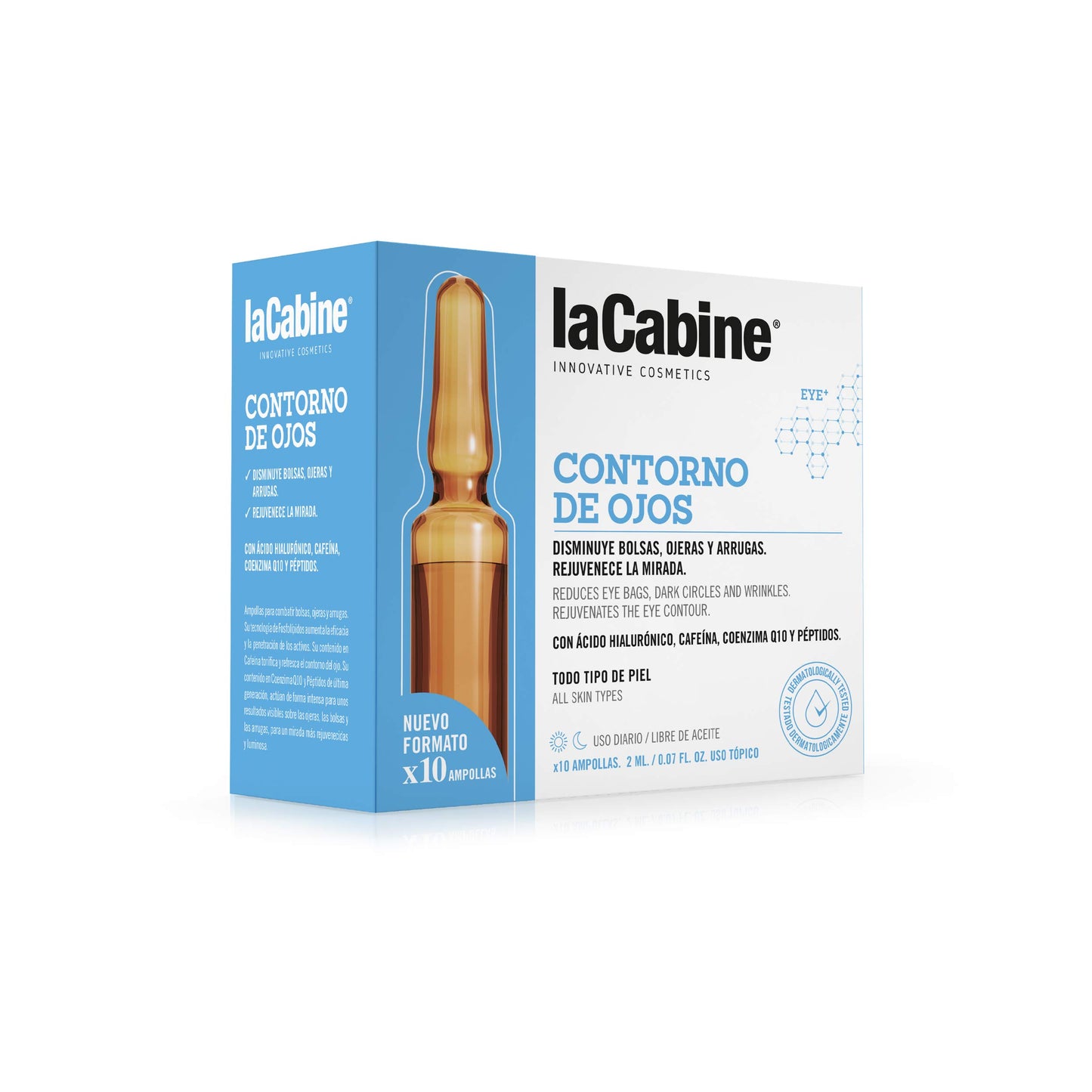 laCabine Caja de Ampolletas Faciales Eye Contour 10 X 2Ml