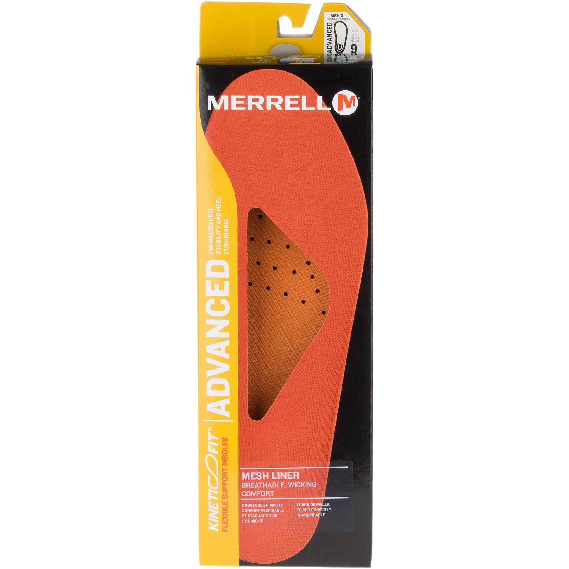 Zapatillas Kinetic Fit Mesh Naranja Avanzadas para Mujer