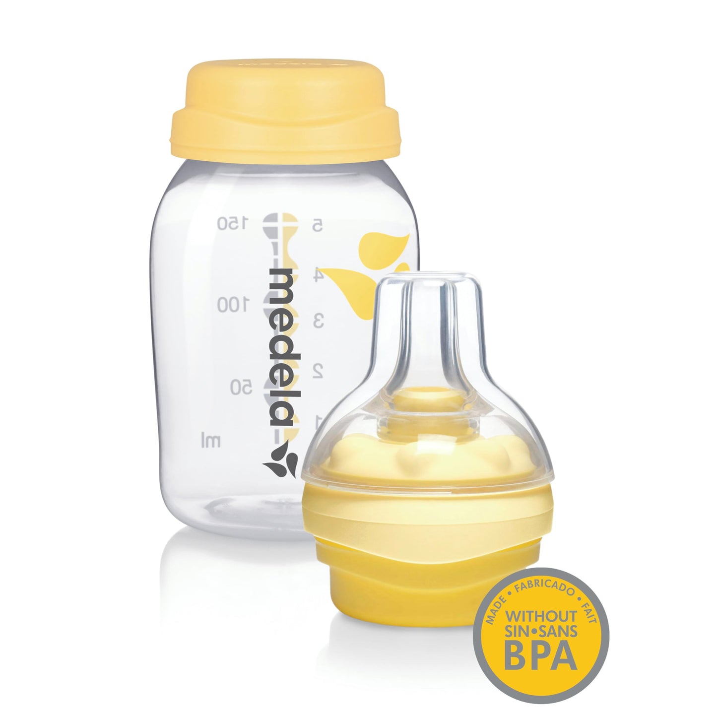 Biberón Medela Transparente Calma 150 ml para Niño Bebé