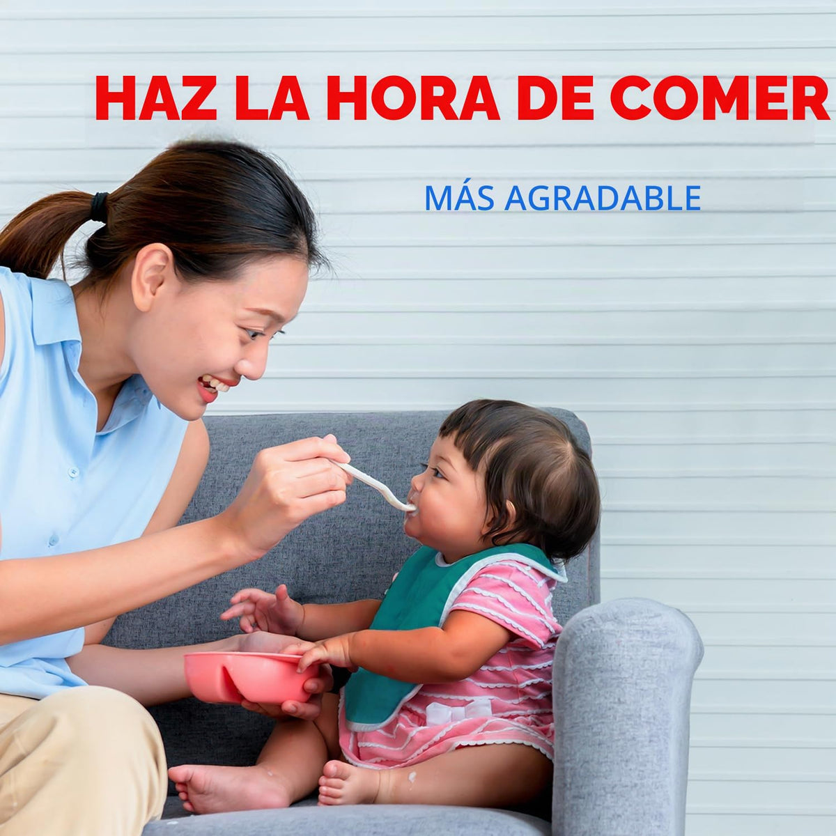 Toppy - 4 baberos grandes impermeables de color azul marino para bebés de 1 a 4 años - Baberos de tela ligera, suave y duradera con botones a presión para niñas y niños, apto para secadora y fácil de