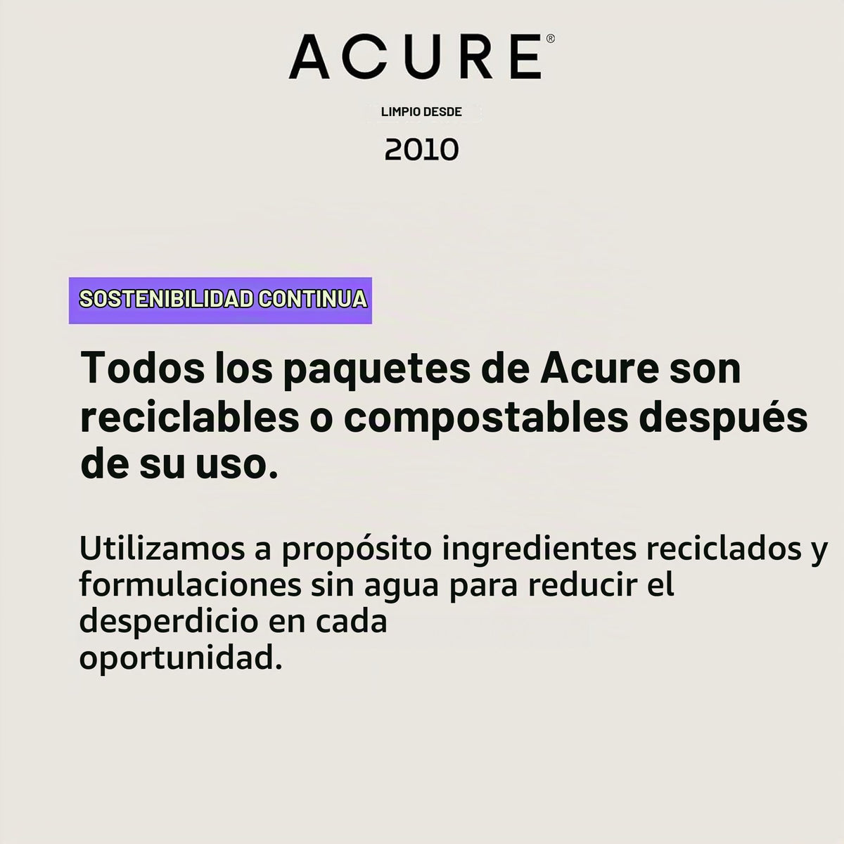 Acure | Máscara Exfoliante de Células Zombi | Aumenta la renovación celular | Con niacinamida y ácido salicílico, 40 ml