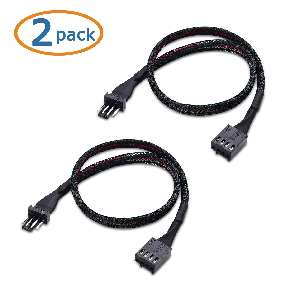 Cables de Extensión de Ventilador PWM 4 Pines Cable Matters 12 Pulgadas Paquete de 2