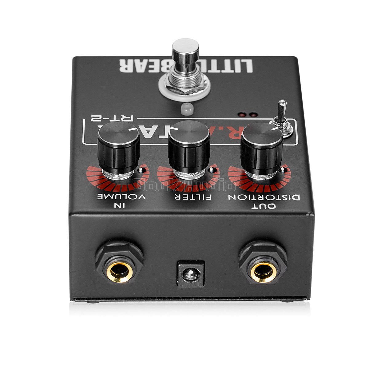 Pedal de Distorsión Nobsound Little Bear LED RAT Tack Guitarra Bajo