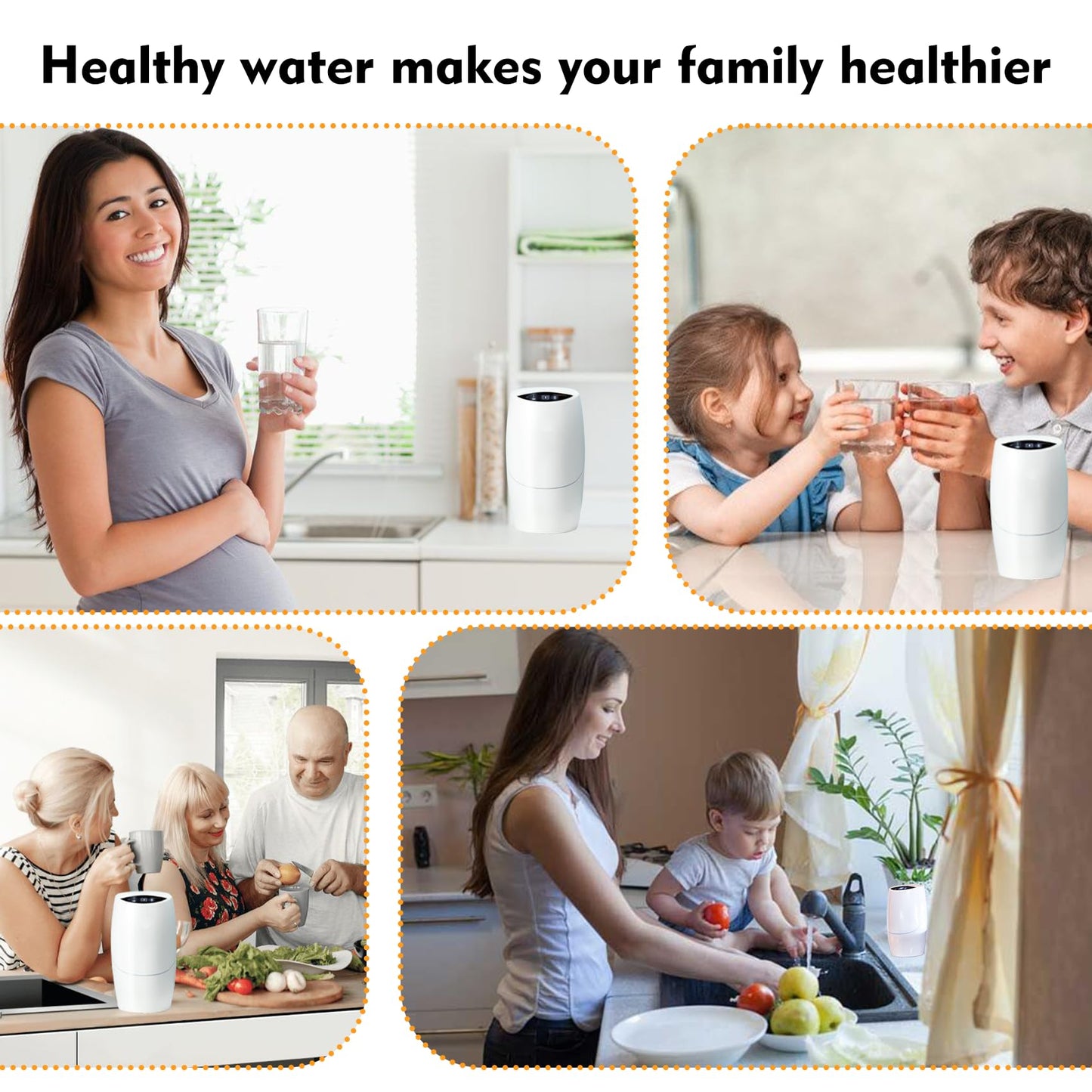 Filtro de Agua Amway eSpring Blanco con Carbón Activado CTC para Sistema de Filtración