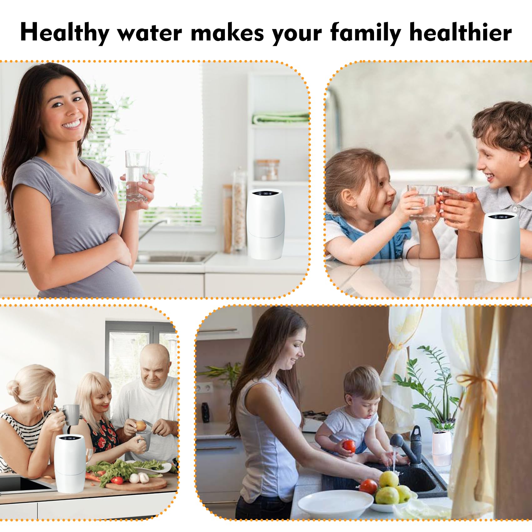 Filtro de Agua Amway eSpring Blanco con Carbón Activado CTC para Sistema de Filtración