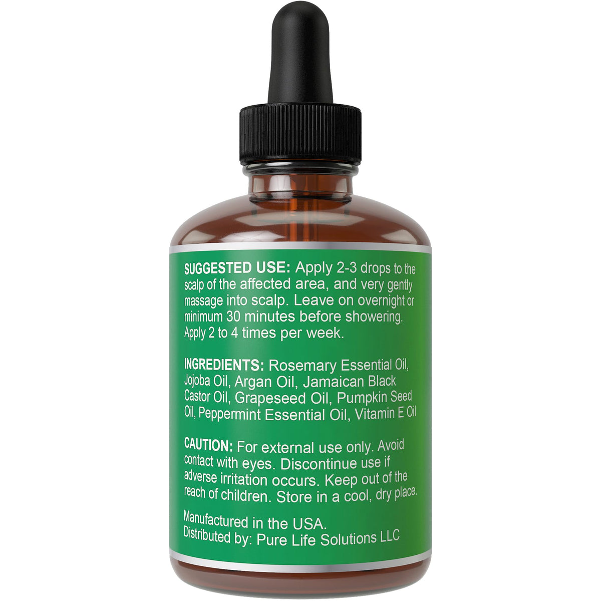 Aceite de Romero Hair Thickness Maximizer para Crecimiento del Cabello sin Aroma ni Quemadura para Hombres y Mujeres