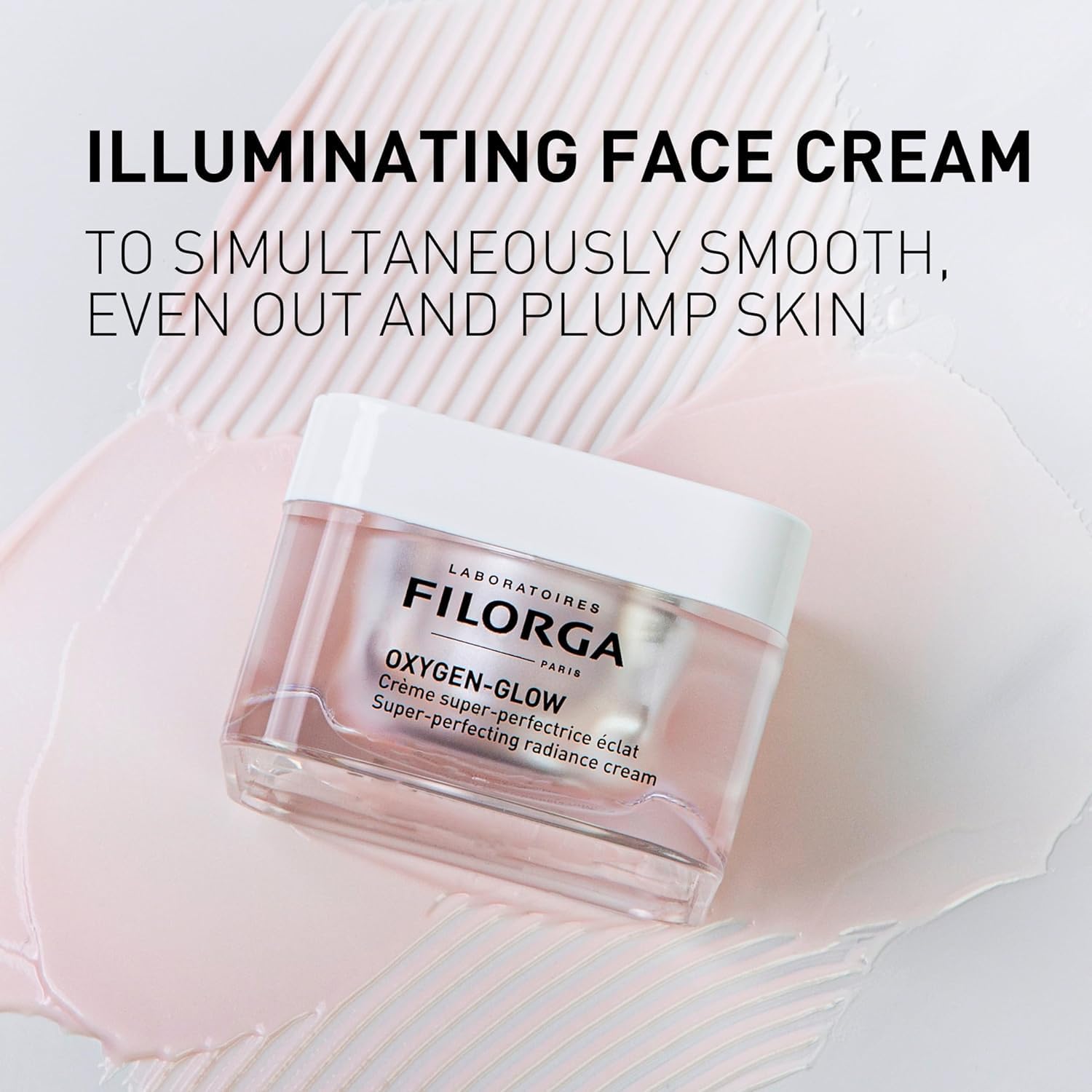 Oxygen-Glow Super-Perfecting Radiance Crema Diaria para la Piel, Tratamiento Hidratante con un Impulso Hidratante de Ácido Hialurónico y Enzimas Desintoxicantes para una Cara Impecable