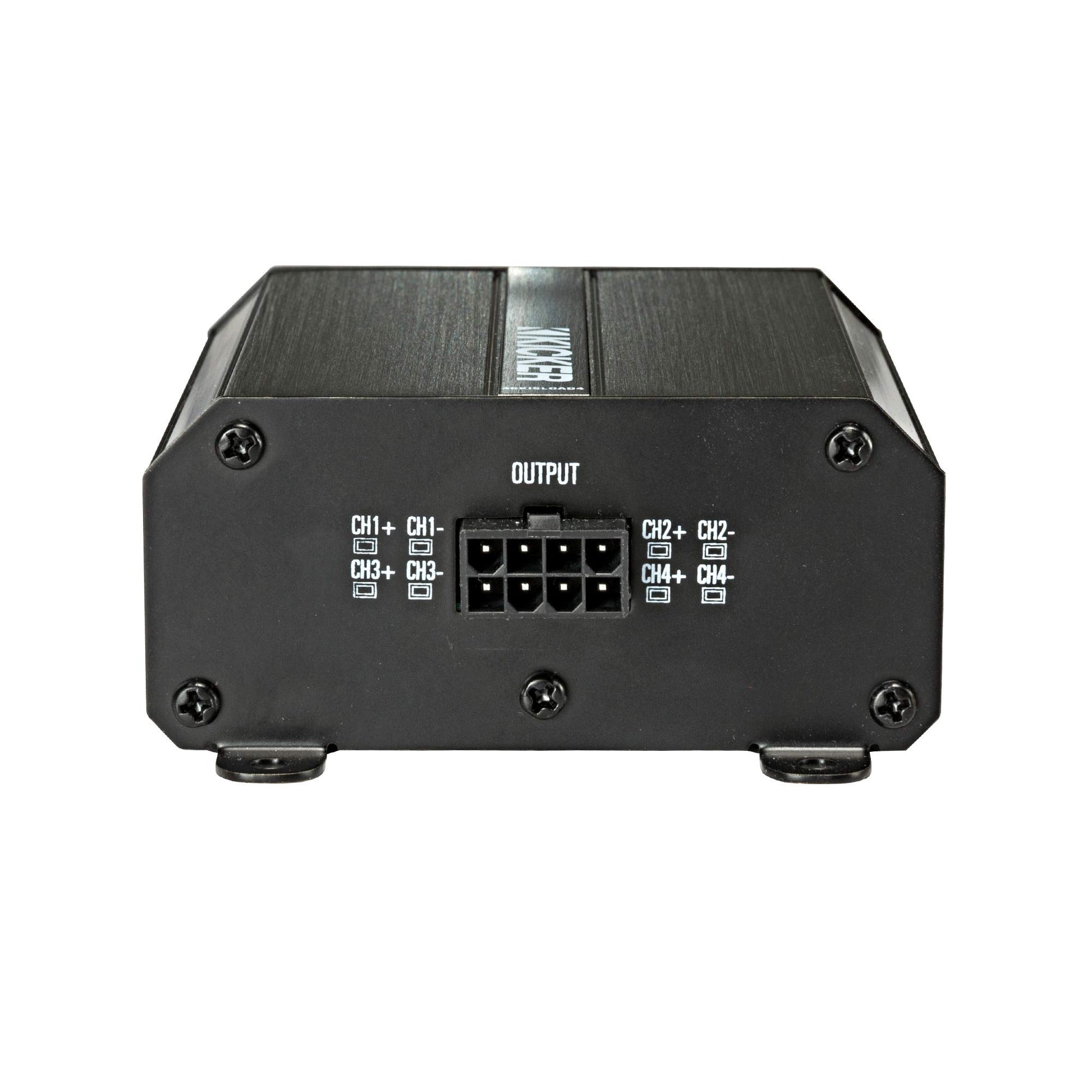 Interfaz de radio inteligente Kicker 46KISLOAD4 serie K para añadir un amplificador de rango completo