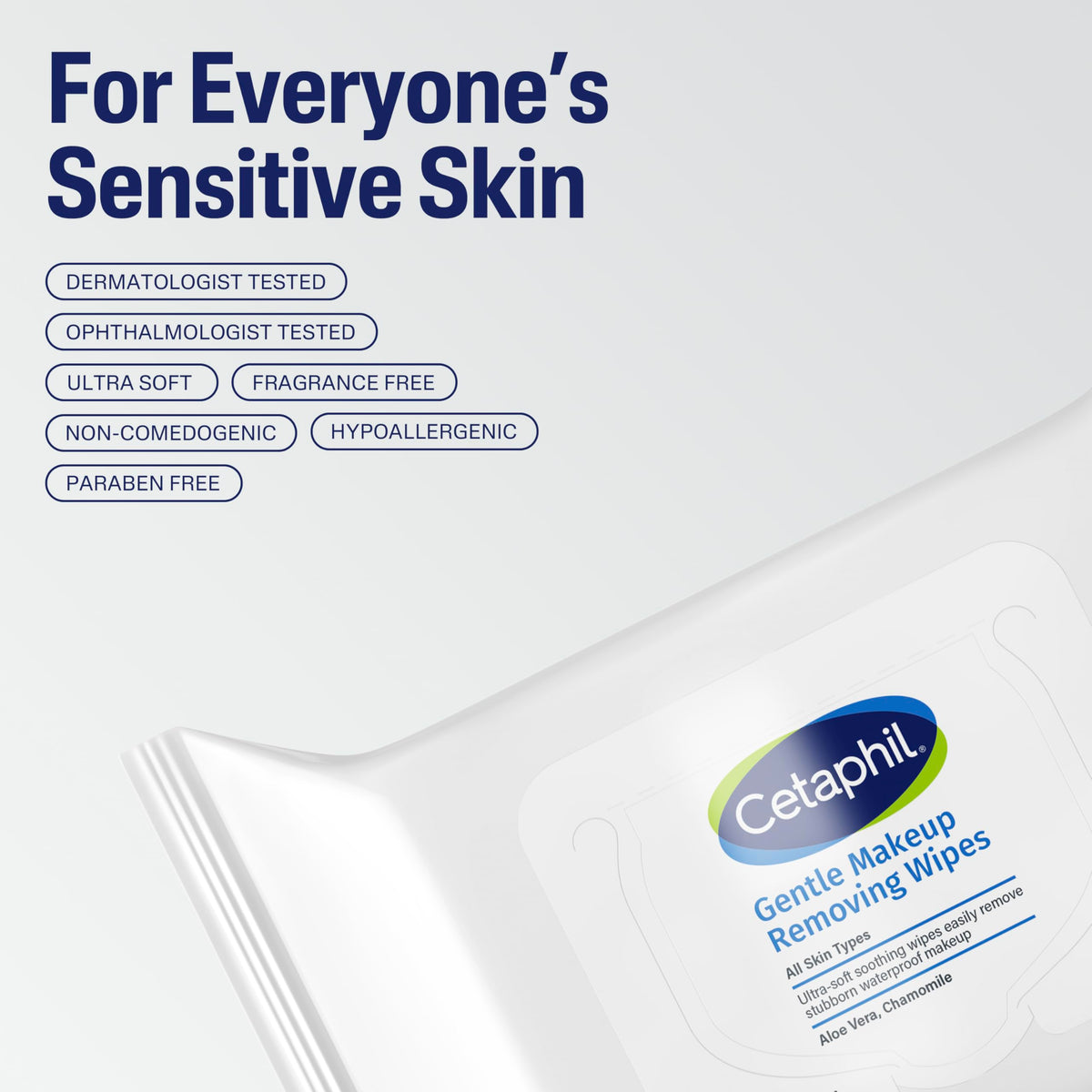 Cetaphil Cetaphil make-up wipes, 25 Unidades